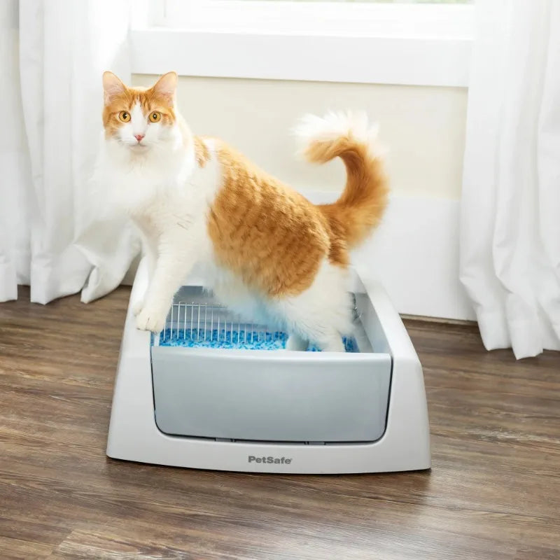 Complete Self-Cleaning Litter Box - No Scooping Required - Unbeatable Odor Control