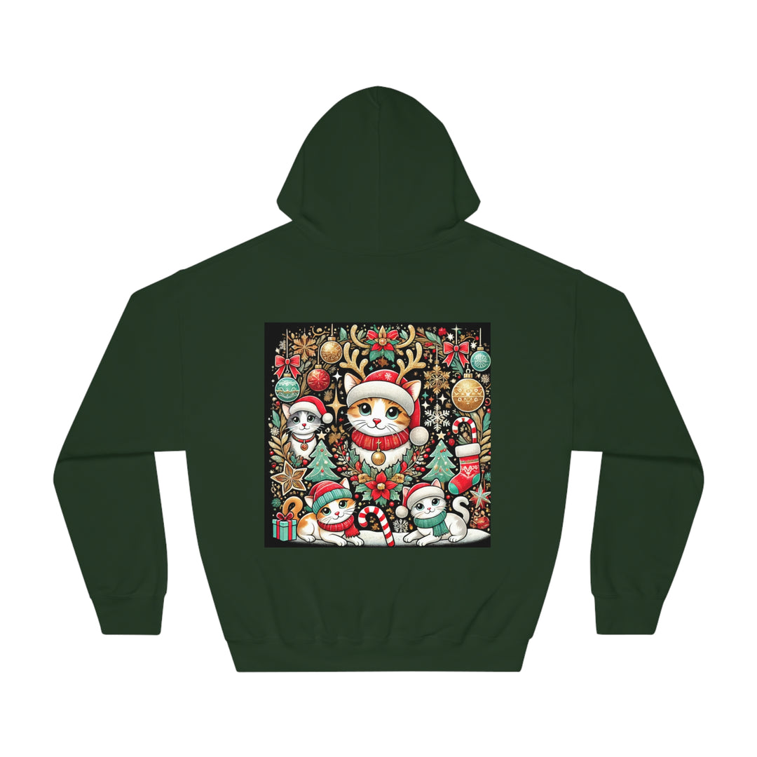 The Claw Cove™  Unisex Kitty Kat Christmas Hoodie - Limited Edition