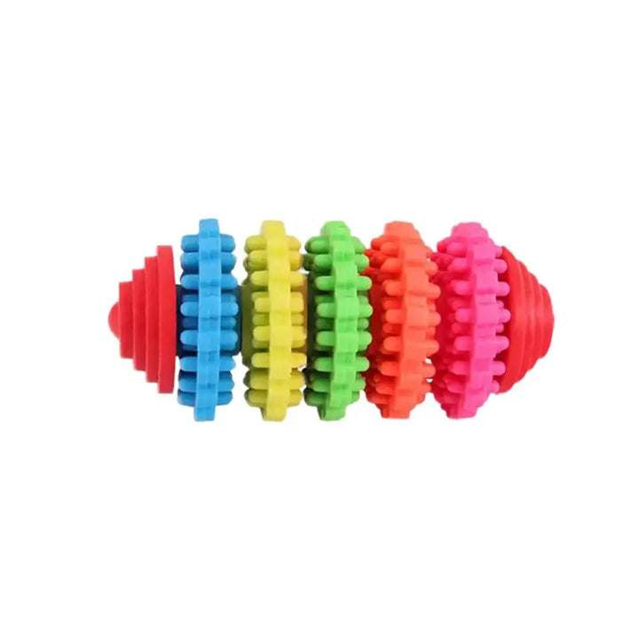 Pet Dog Toy Colorful Gear Tooth Cleaning Toys Pet Dog Toys Toy Training Chew Tooth Pet Products Dog Pet Toy Accessories Pet B1X6