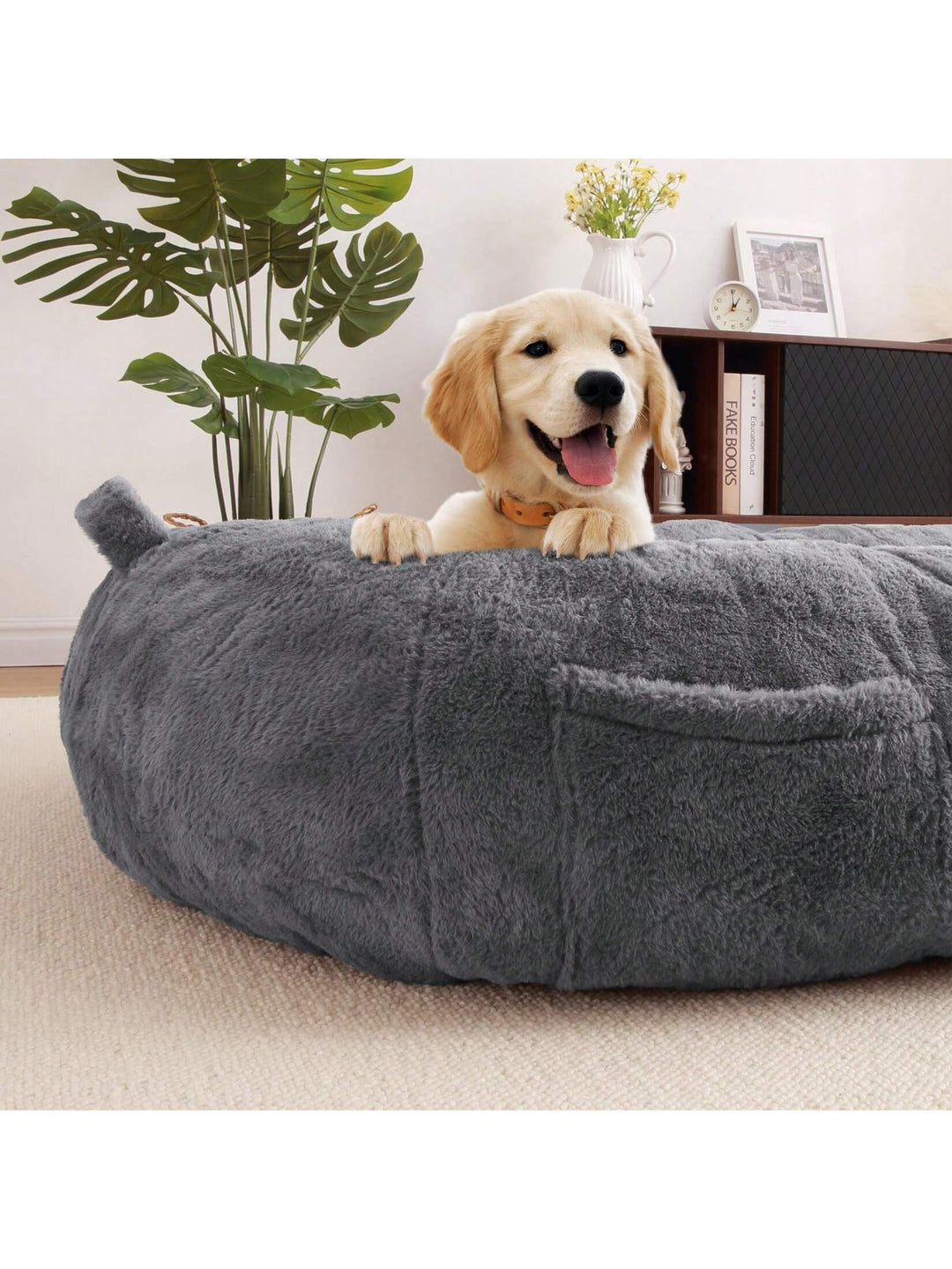 Giant Dog Bed for Men and Women, 75"X48"X14",Washable & Plush Dog Bed for People, Suitable for Adults,Human-Sized Bed