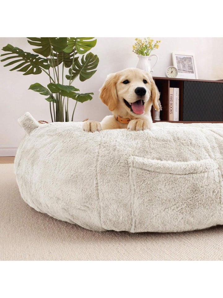 Giant Dog Bed for Men and Women, 75"X48"X14",Washable & Plush Dog Bed for People, Suitable for Adults,Human-Sized Bed