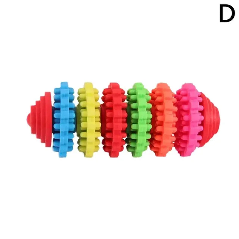 Pet Dog Toy Colorful Gear Tooth Cleaning Toys Pet Dog Toys Toy Training Chew Tooth Pet Products Dog Pet Toy Accessories Pet B1X6