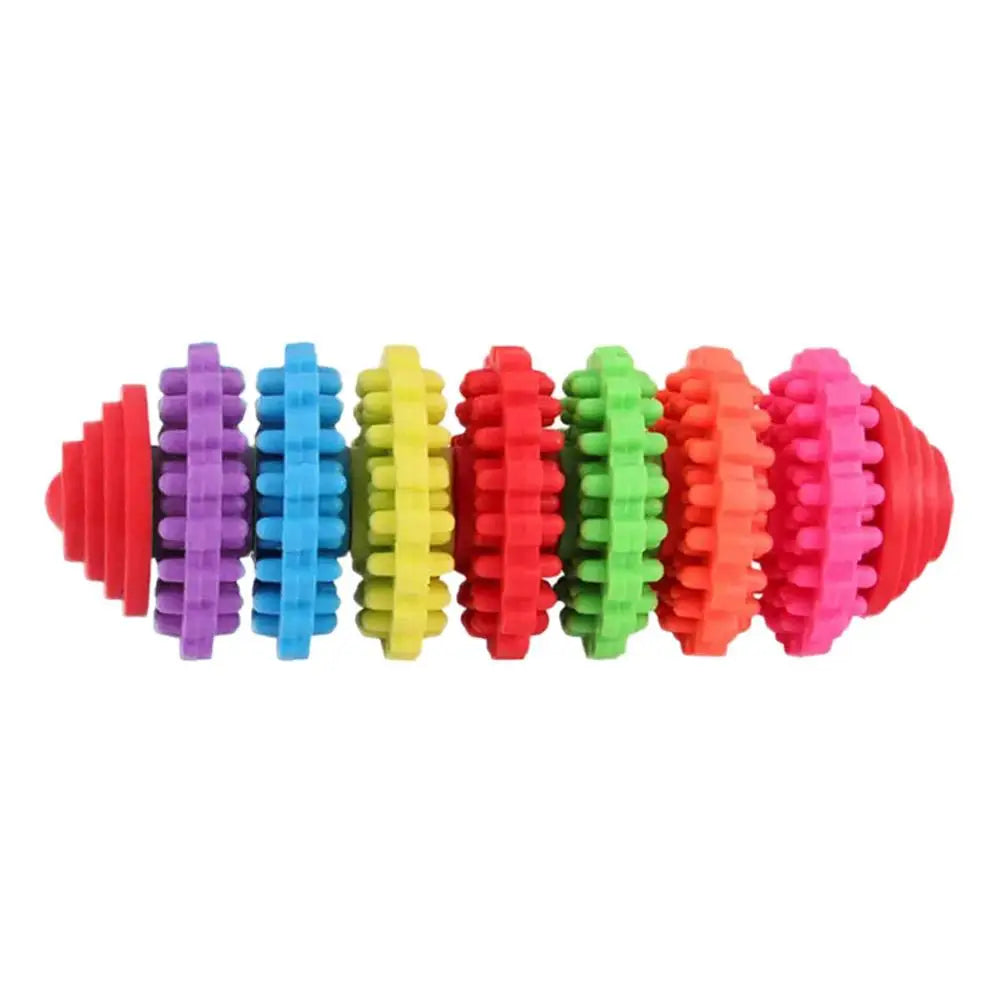 Pet Dog Toy Colorful Gear Tooth Cleaning Toys Pet Dog Toys Toy Training Chew Tooth Pet Products Dog Pet Toy Accessories Pet B1X6