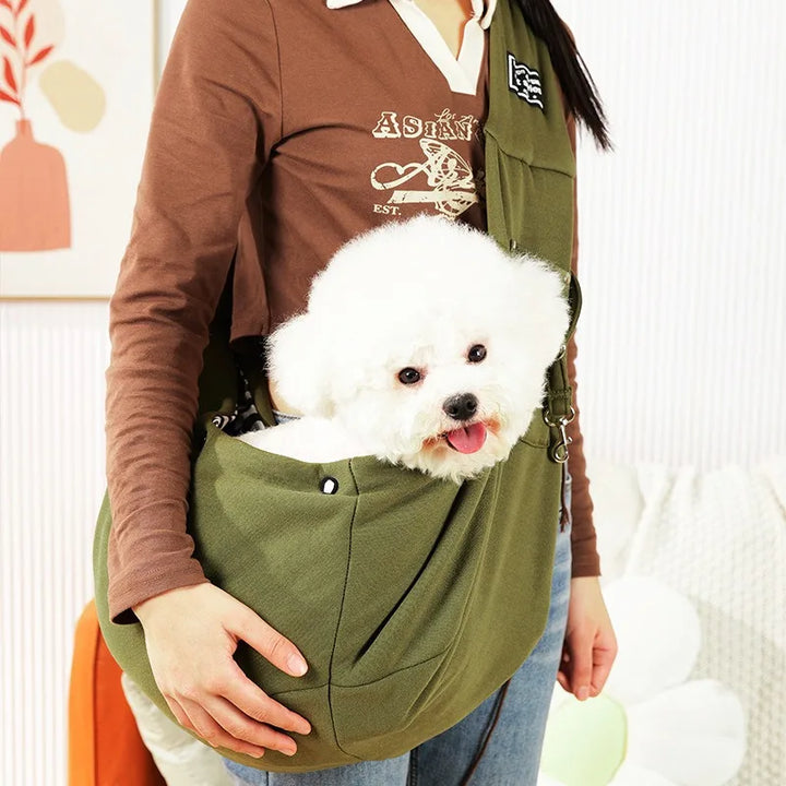 Comfortable Dog Bag Pet Crossbody Shoulder Bag Outdoor Travel Portable Cat Puppy Sling Carrier Bag Pet Carrying Supplies