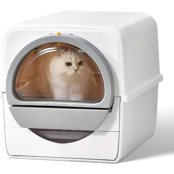 Scoop Free Pull-Out Cleaning Litter Box Odor Control Prevents Urine Litter Leakage Large Enclosed Cat Litter Boxs Cat Bedpans