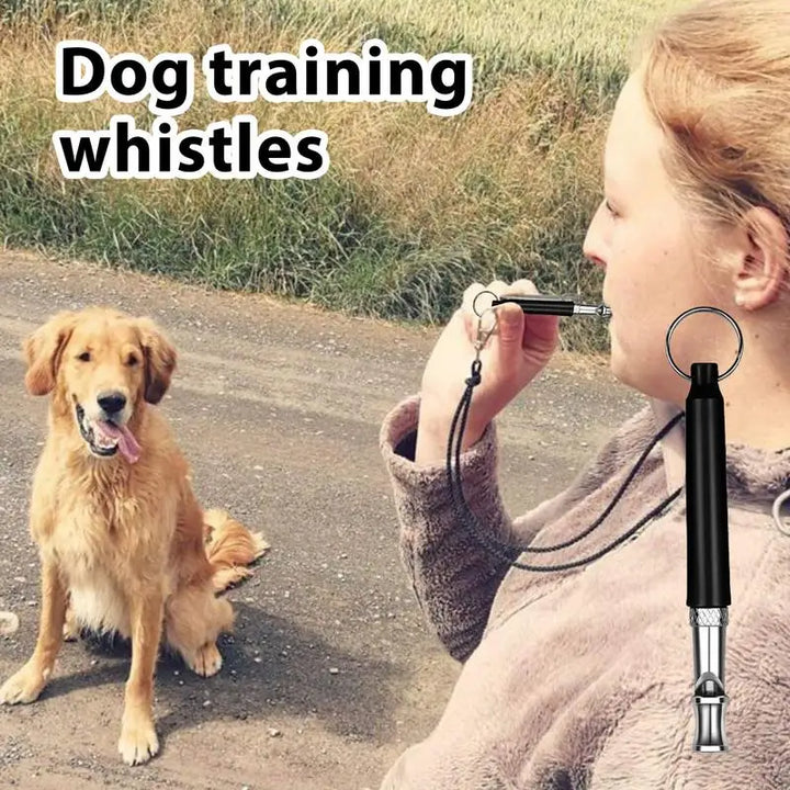 Dog Whistle Portable Dog Training Whistles Dogs Training Deterrent Whistle Puppy Adjustable Training Dog Accessories Supplies