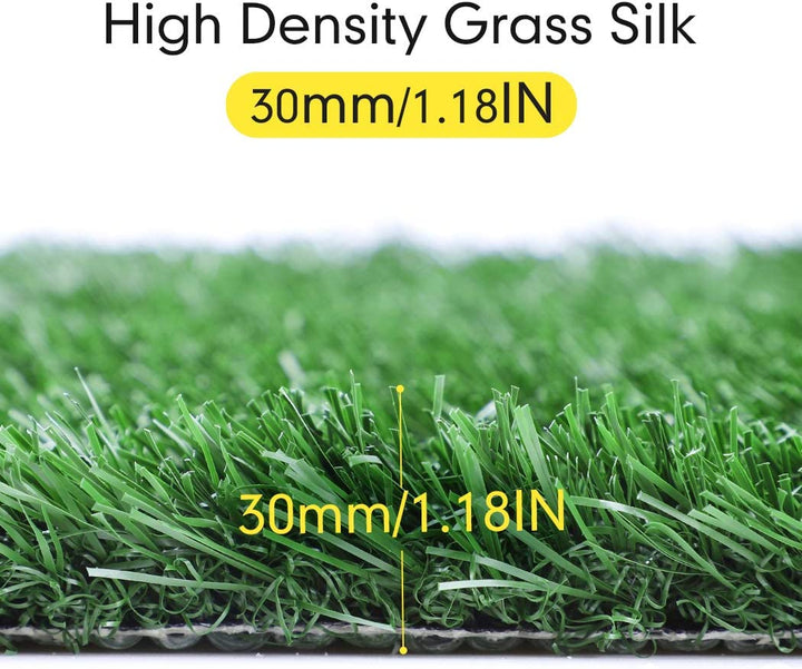 Dog Grass Pad, 2-Pack Portable Grass Pee Pads for Dogs Washable Professional Dog Grass Mat Training Grass Pee Pad for Indoor Outdoor Porches Apartments and Grass Turf Mat Replacement (18Inx23In)