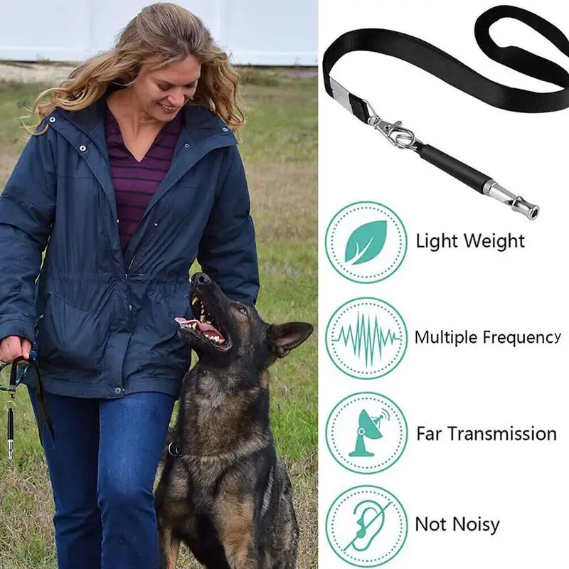 Dog Whistle Portable Dog Training Whistles Dogs Training Deterrent Whistle Puppy Adjustable Training Dog Accessories Supplies