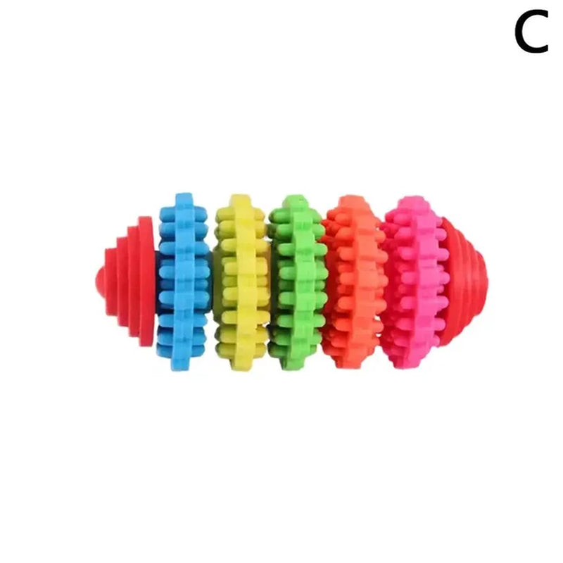 Pet Dog Toy Colorful Gear Tooth Cleaning Toys Pet Dog Toys Toy Training Chew Tooth Pet Products Dog Pet Toy Accessories Pet B1X6