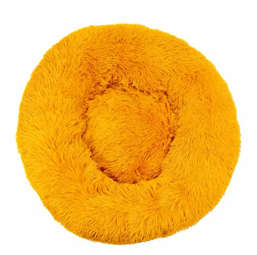 Donut-Shaped Plush Pet Bed