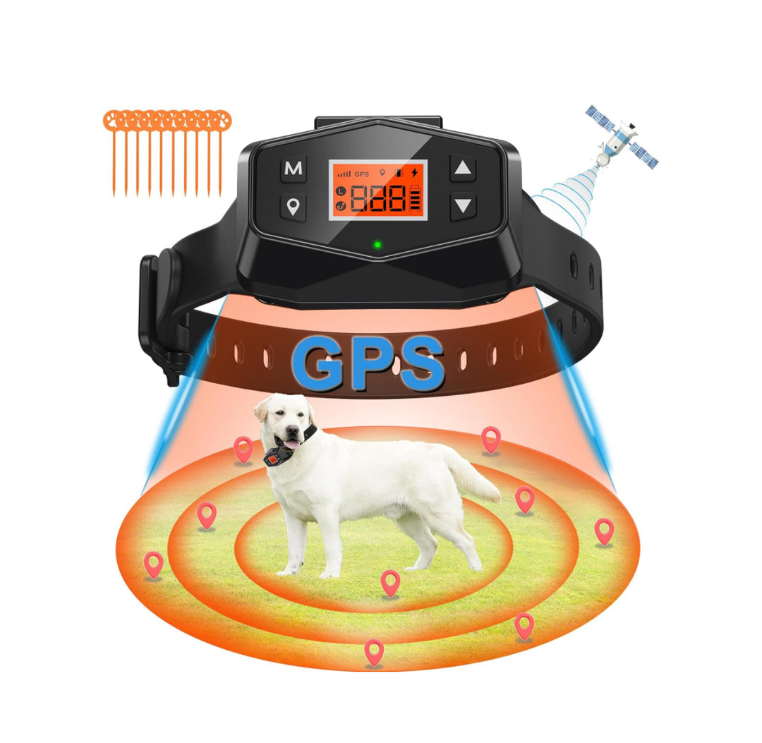 Are You Struggling to Keep Your Dog Safe and Within Boundaries? Order the GPS Dog Fence System: Outdoor Wireless Collar with Smart Electric Shock Training, Waterproof, 33-999 Yards Range - No App Needed - FAST and FREE SHIPPING