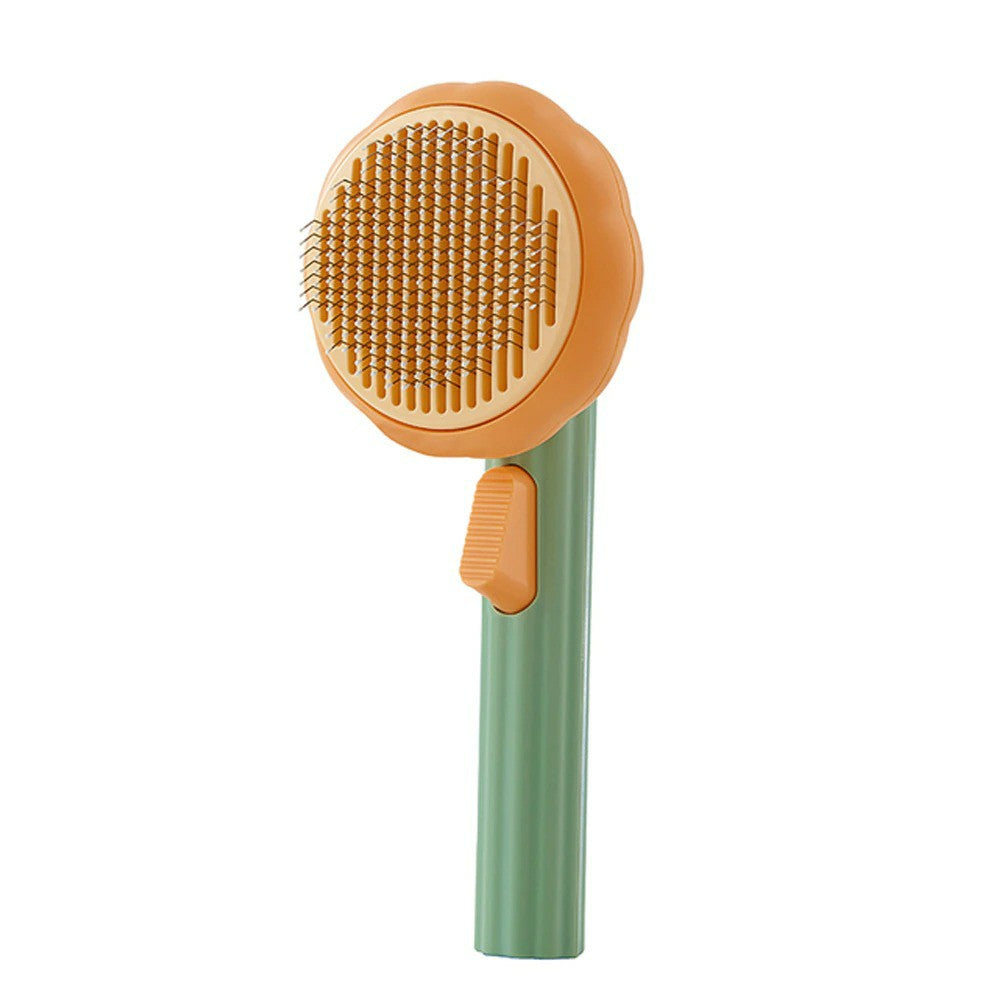 Cute Pumpkin Pet Grooming Comb