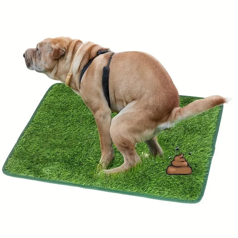 Premium Washable Dog Training Mat - Indoor/Outdoor Pee Grass for Easy Potty Training and Odor Control