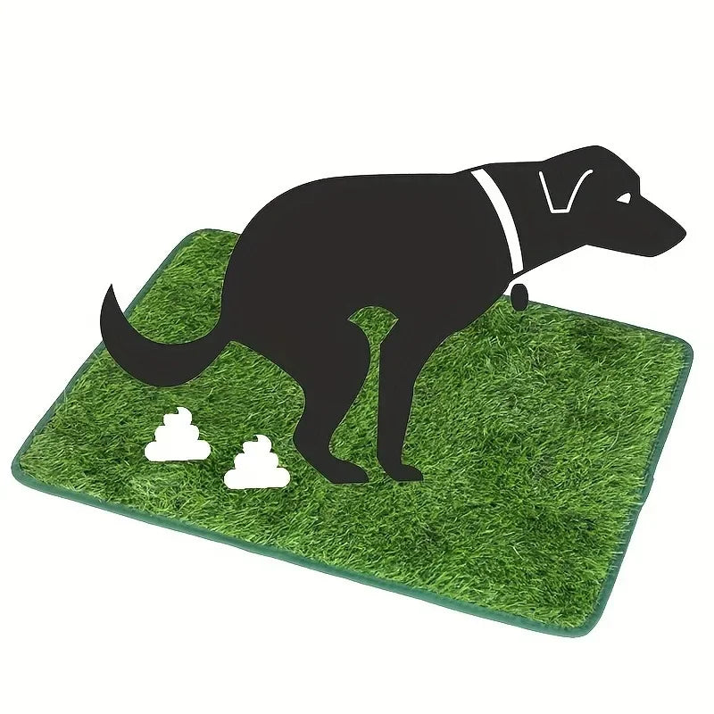 Premium Washable Dog Training Mat - Indoor/Outdoor Pee Grass for Easy Potty Training and Odor Control