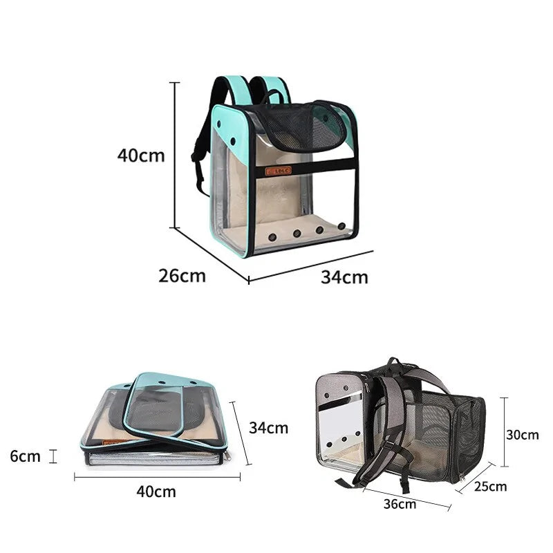 Expandable Travel Pet Backpack