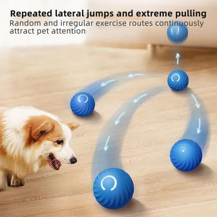 Smart Dog Toy Ball Electronic Interactive Pet Toy Moving Ball USB Automatic Moving Bouncing for Puppy Birthday Gift Cat Product