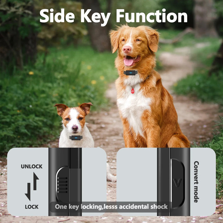 Dog Training Collar with Remote, Smart Dog Shock Collar with 3 Training Modes and Training Icons, Waterproof Electric Dog Shocke