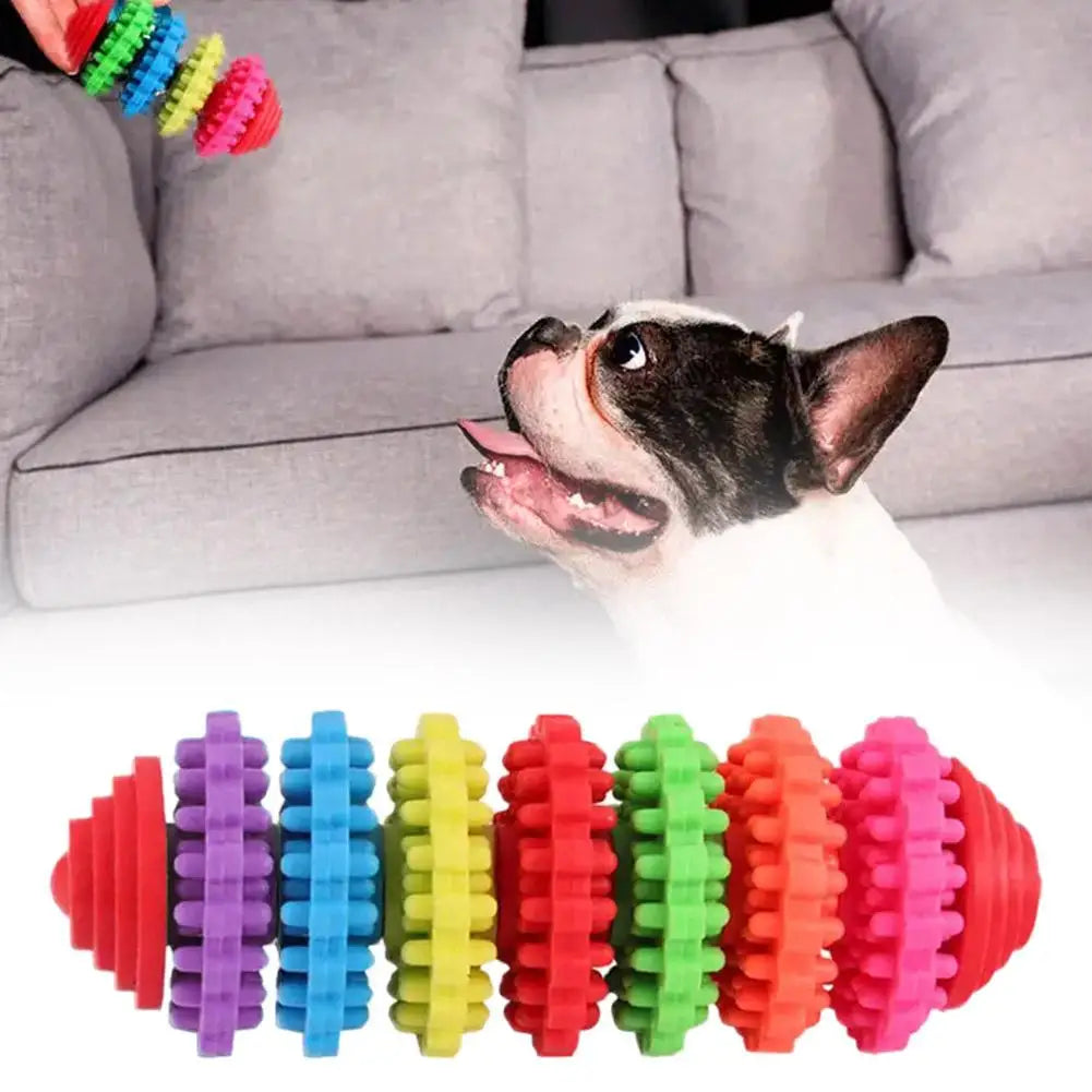 Pet Dog Toy Colorful Gear Tooth Cleaning Toys Pet Dog Toys Toy Training Chew Tooth Pet Products Dog Pet Toy Accessories Pet B1X6