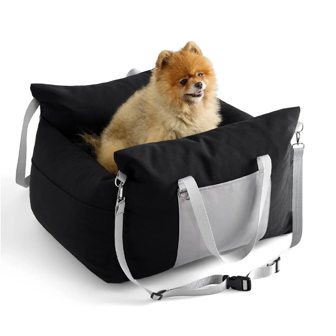 The Claw Clove™ Portable Waterproof Car Dog Kennel with Safety Features and Cushioned Pet Seat - Ideal for Travel and Transportation