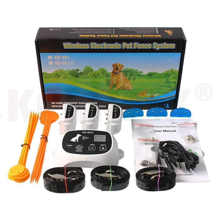 GPS Electric Fence Shock Collar - Safe & Effective Dog Containment