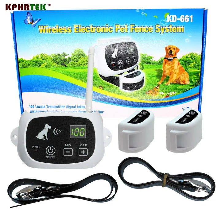 GPS Electric Fence Shock Collar - Safe & Effective Dog Containment